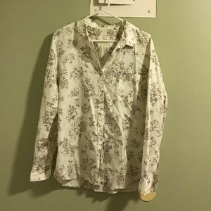 Gap. Boyfriend-fit, button-down